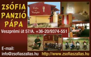 ZSÓFIA PANZIÓ PÁPA /SZÁLLÁSOK, SZÁLLÁSHELYEK,HOTEL/